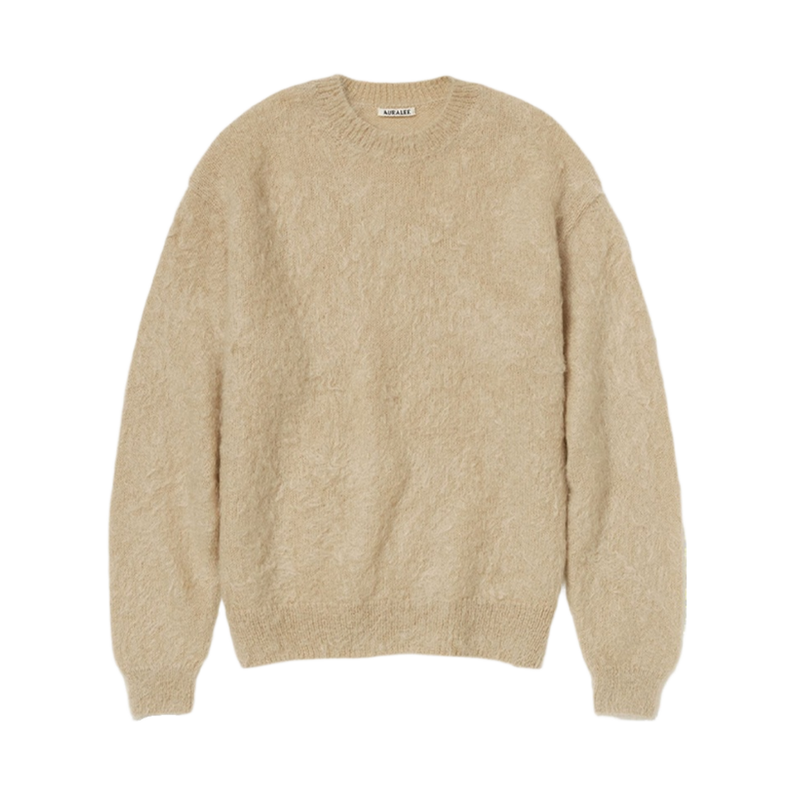 오라리 브러시드 슈퍼 키드 모헤어 니트 P/O 베이지(Auralee Brushed Super Kid Mohair Knit P/O Beige)