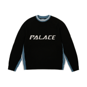 Palace Tri Colour Knit Black - 25SS