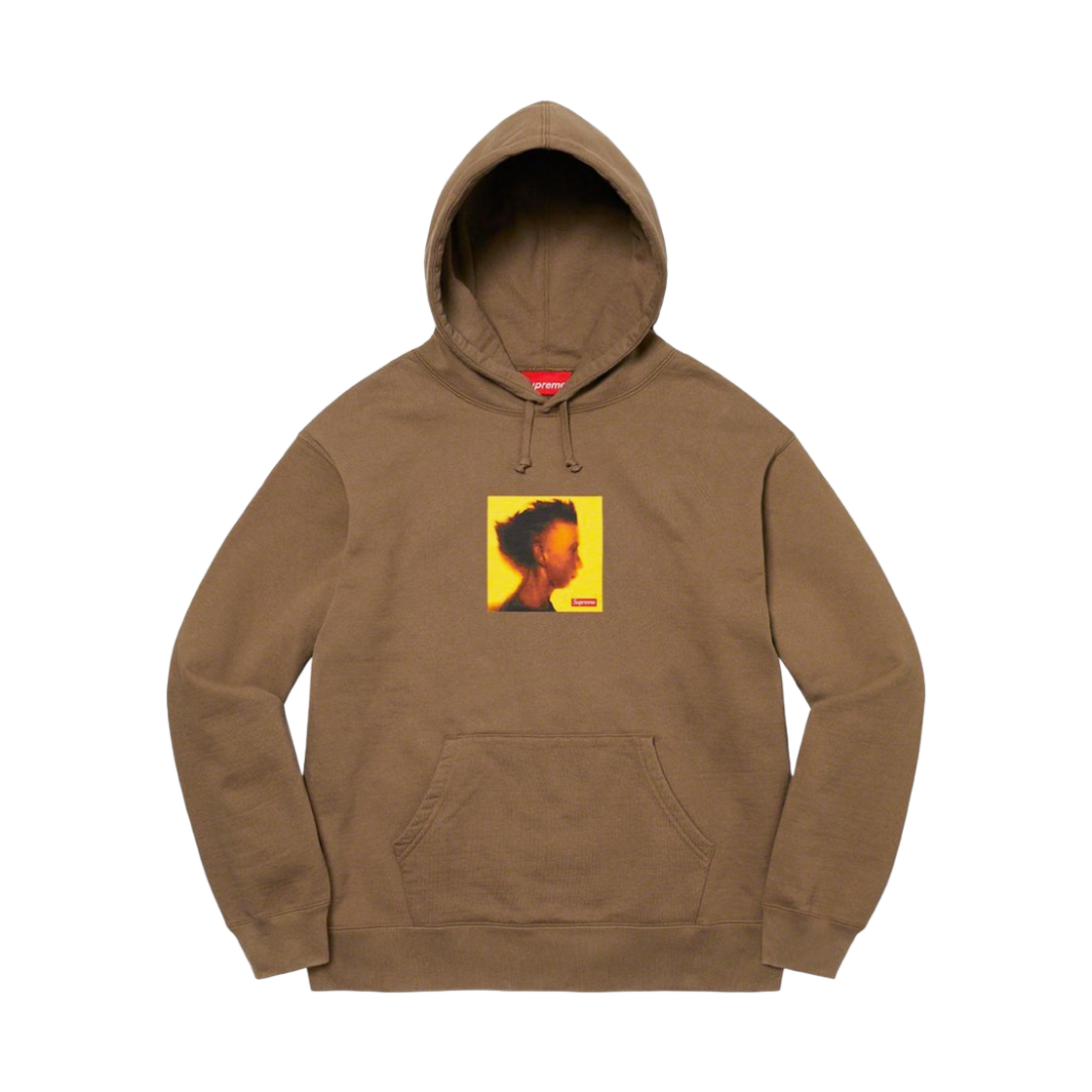 슈프림 x 구모 후드 스웨트셔츠 올리브 브라운 - 22SS