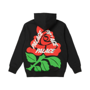 Palace English Rose Hood Black - 22SS