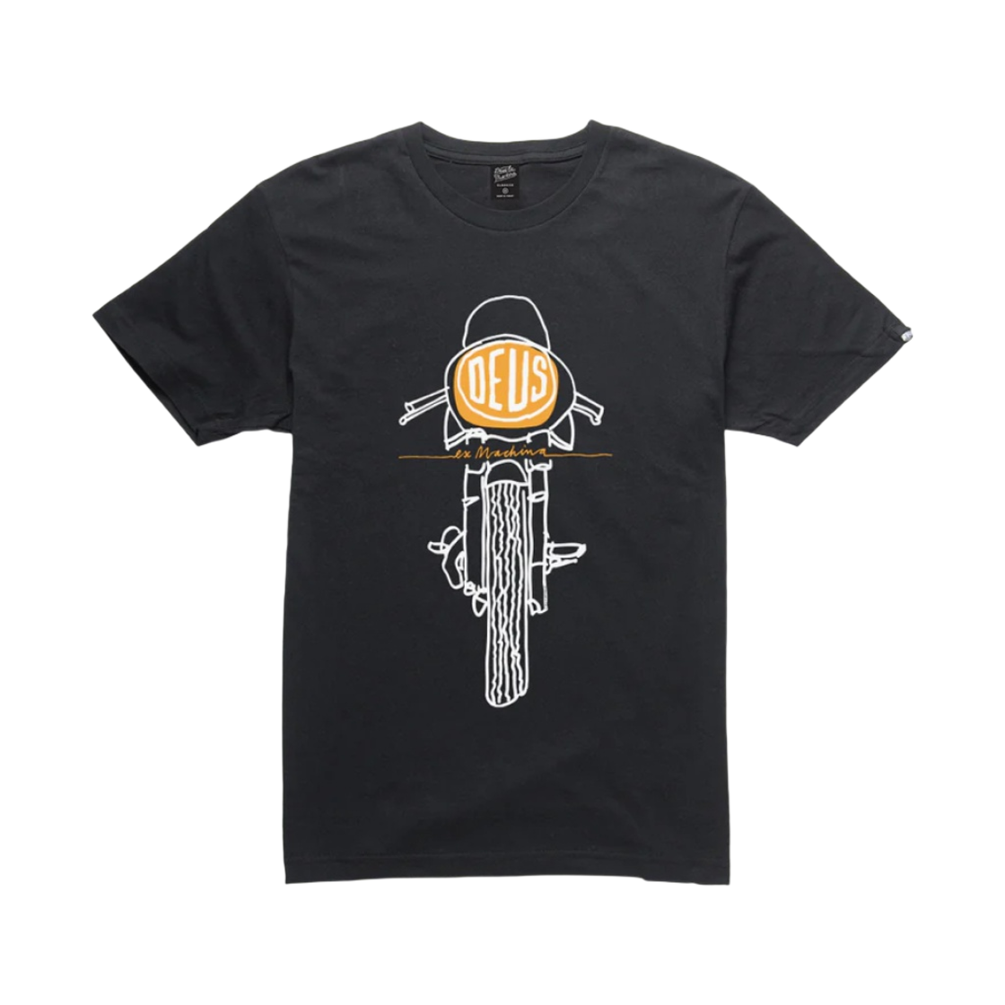 데우스 엑스 마키나 프론탈 매치리스 티셔츠 블랙(Deus Ex Machina Frontal Matchless T-Shirt Black) - 1