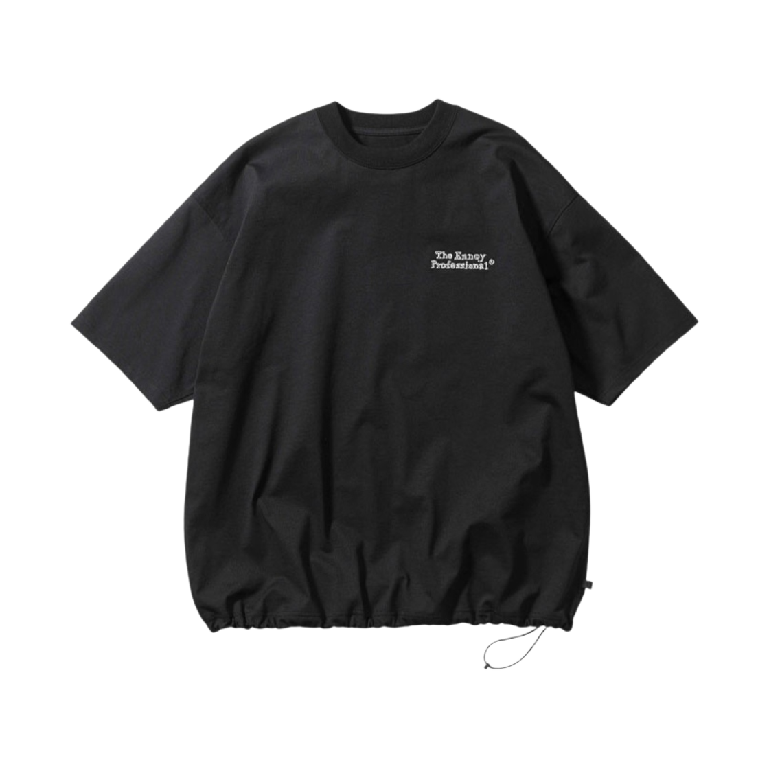 엔노이 x 다이와 피어39 테크 드로우스트링 티셔츠 바이 스테판 막스 블랙(Ennoy x Daiwa Pier39 Tech Drawstring T-Shirt By Stefan Marx Black)