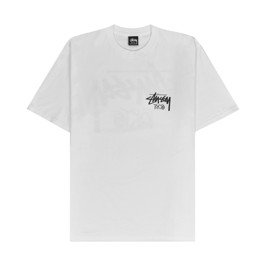 Stussy Stock Box ティーシャツ コラボ 스투시 스탁 도쿄 티셔츠 화이트 | Stussy | KREAM
