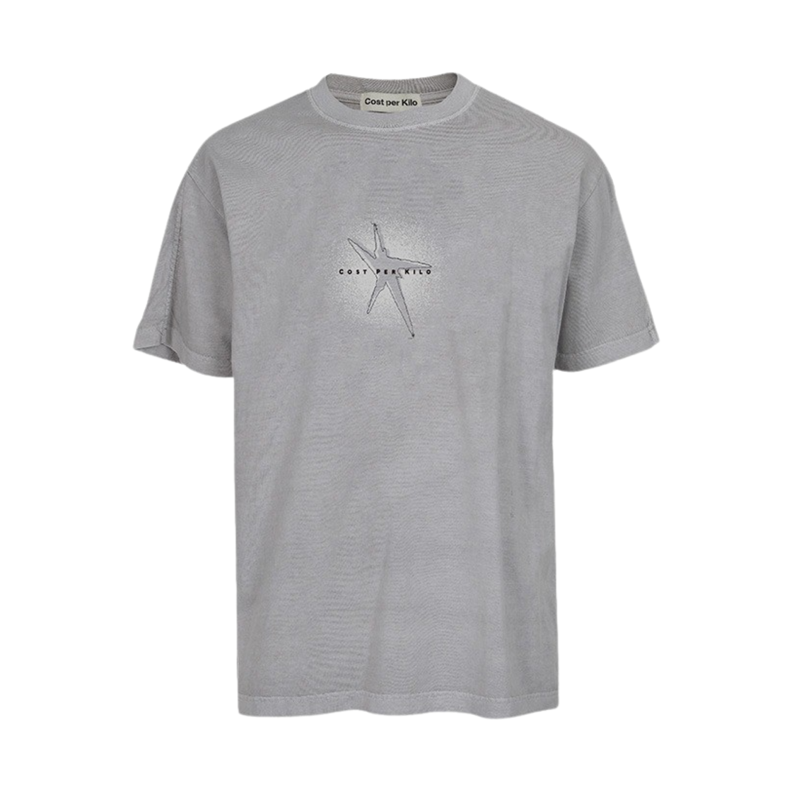 CK24SMTS04LGR Cost Per Kilo Aster T-Shirt Light Grey - 대표 이미지 #1