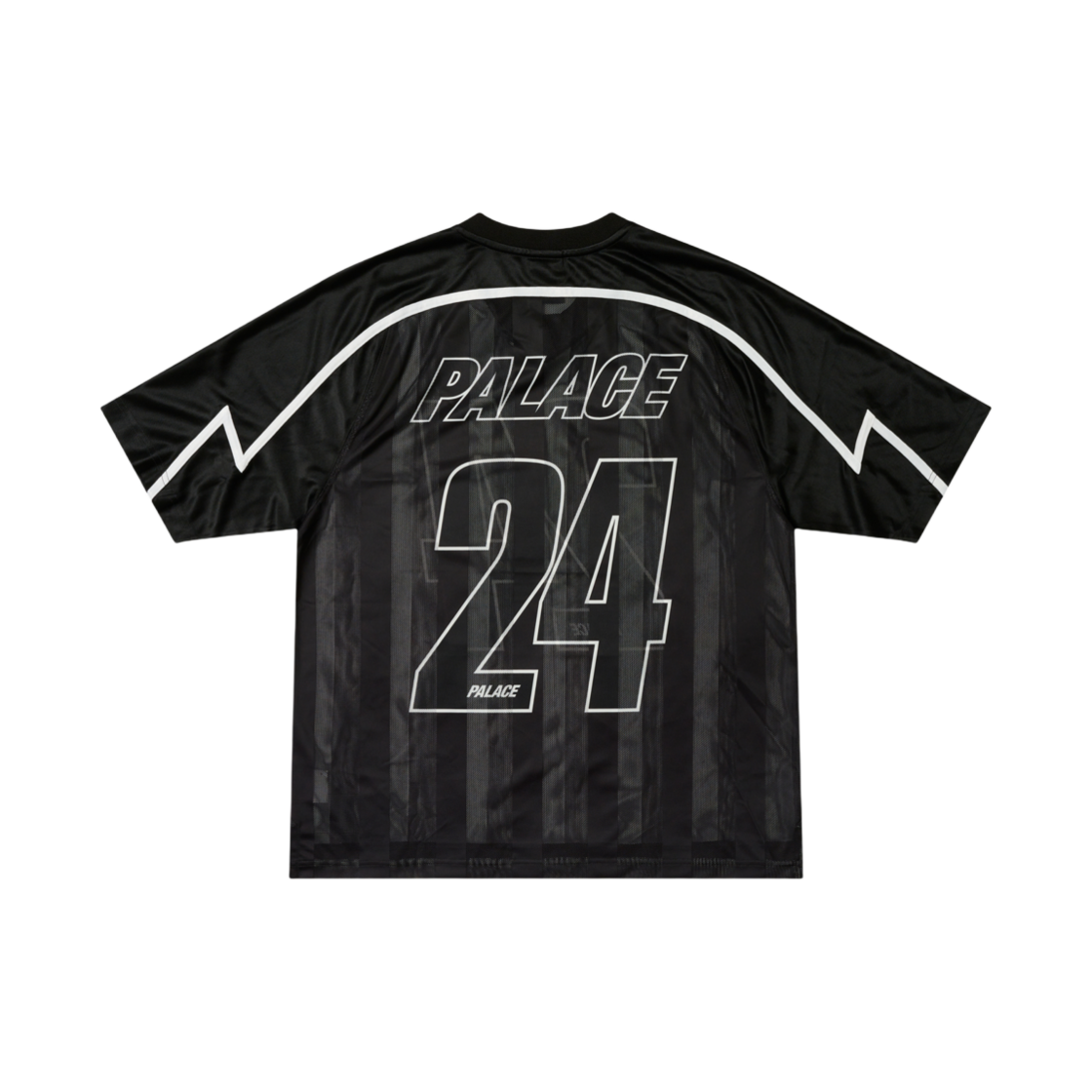 팔라스 메쉬 스트라이프 저지 블랙 - 24FW(Palace Meshy Stripe Jersey Black - 24FW)