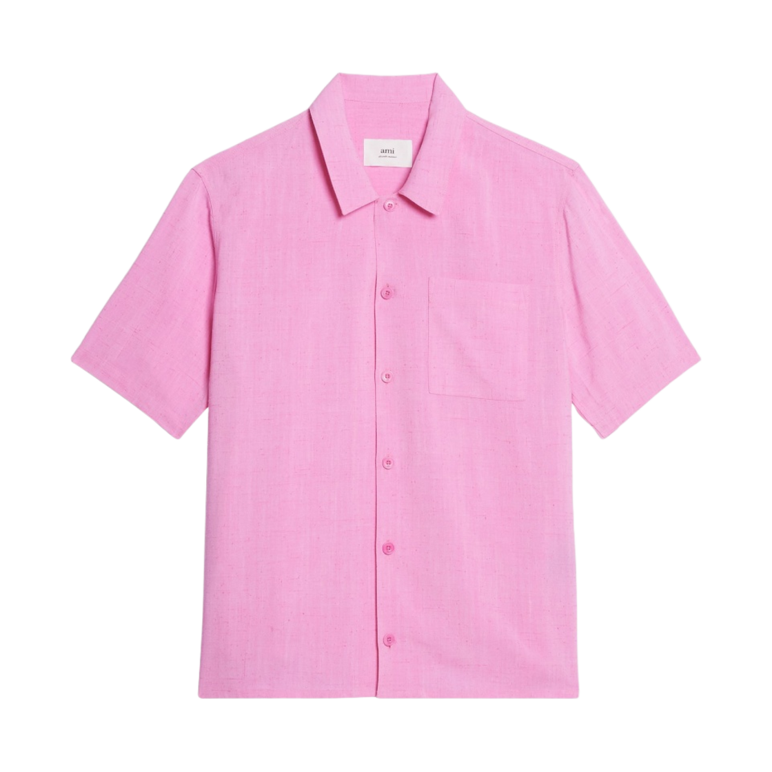 아미 캠프 칼라 셔츠 캔디 핑크(AMI Camp Collar Shirt Candy Pink) - 1