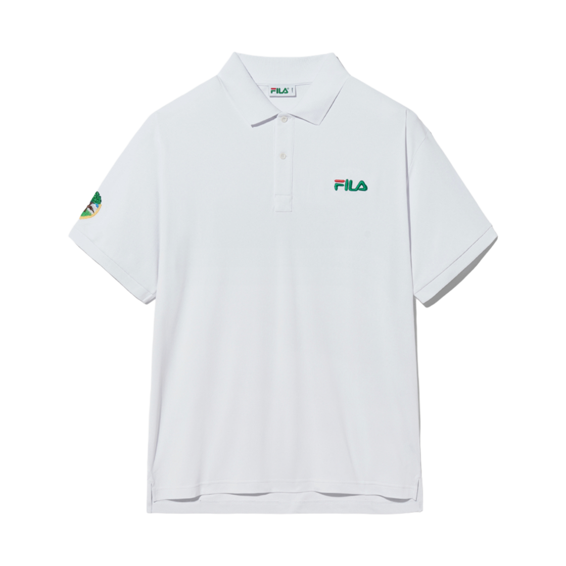 [6% 적립] F+ 리니어 크레스트 테크니컬 폴로 퓨어 화이트