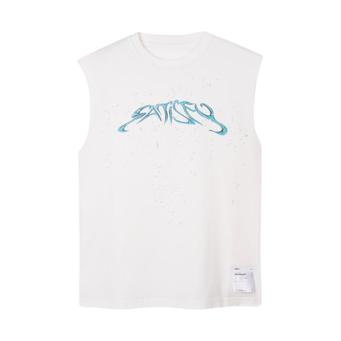 새티스파이 모스테크 머슬 티셔츠 오프 화이트(Satisfy Mothtech Muscle T-Shirt Off White) - 1