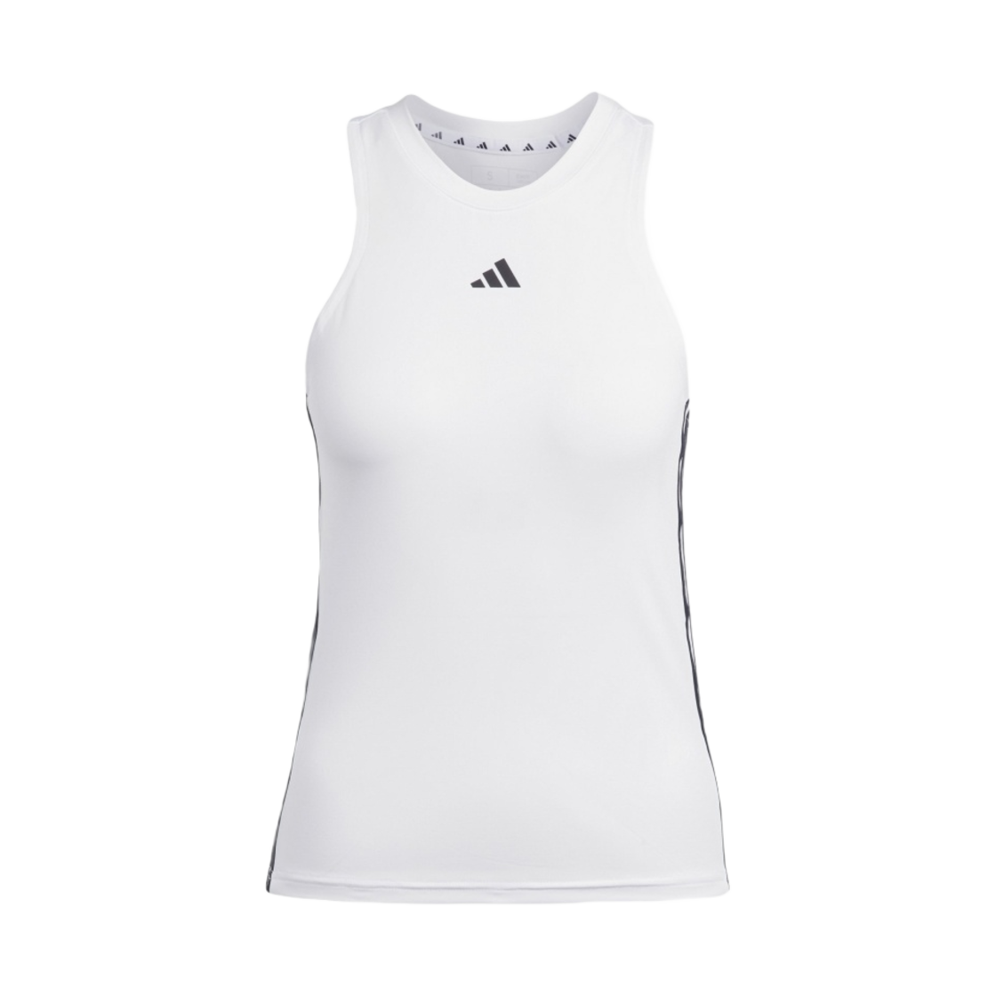 HT9514 (W) Adidas Aeroready Train Essential Regular 3S Tank Top White Black - KR Sizing