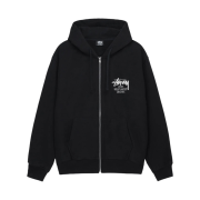 Stussy Stock DSM London Zip Hoodie Black