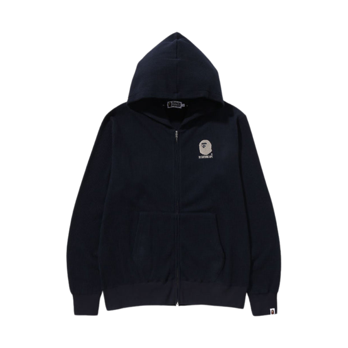 베이프 피그먼트 다이 써멀 집 후드 네이비