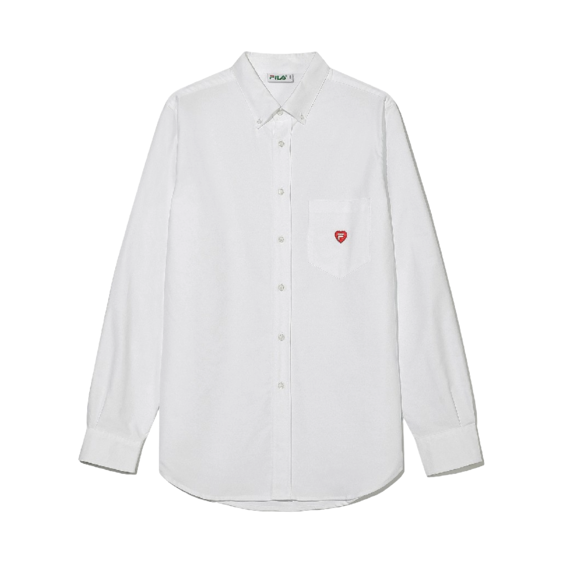 [6% 적립] 휠라 F+ 아도로 옥스포드 셔츠 퓨어 화이트