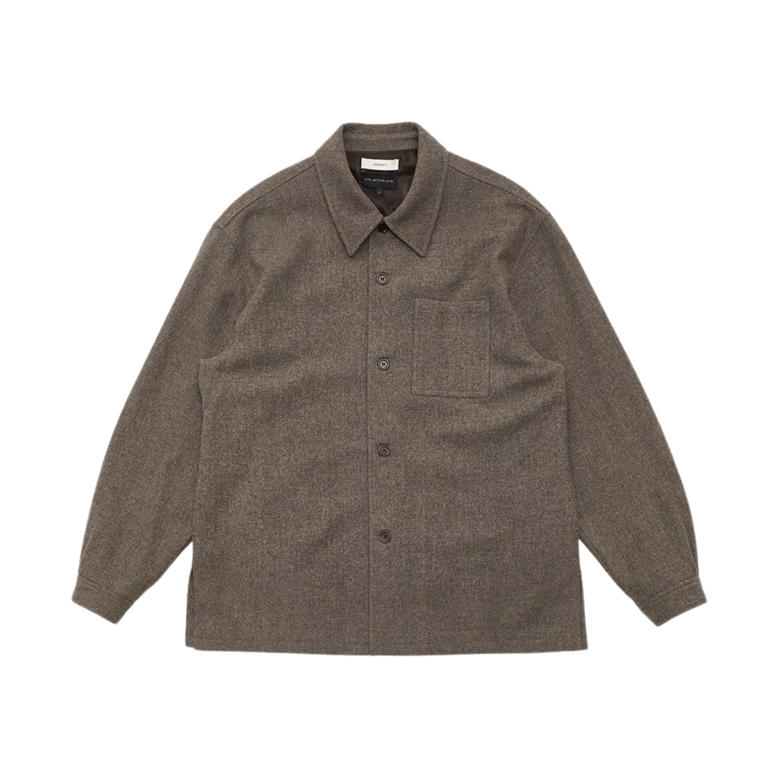 KM3DSHLAM30BR Amomento Wool Shirts Brown