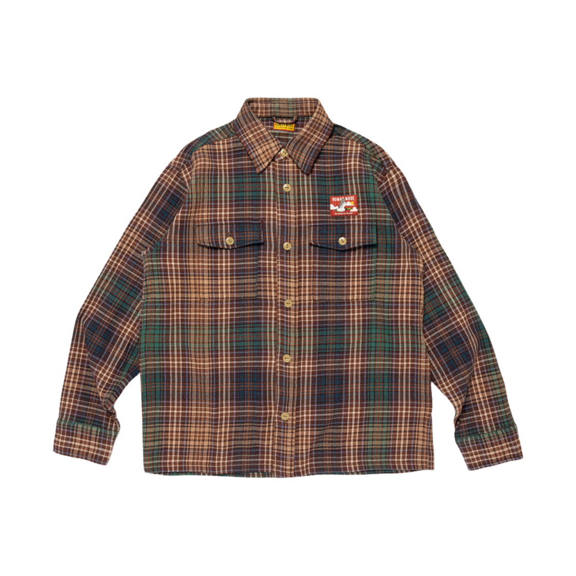 휴먼 메이드 체크 셔츠 브라운(Human Made Check Shirt Brown) - 2