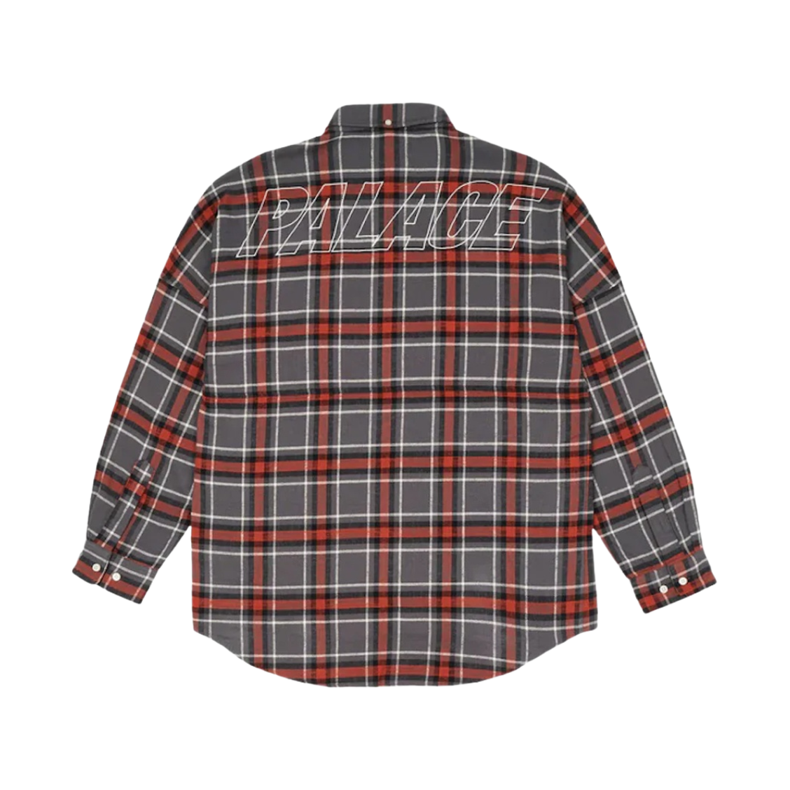 팔라스 플란넬 드롭 숄더 셔츠 그레이 - 22FW(Palace Flannel Drop Shoulder Shirt Grey - 22FW) - 2