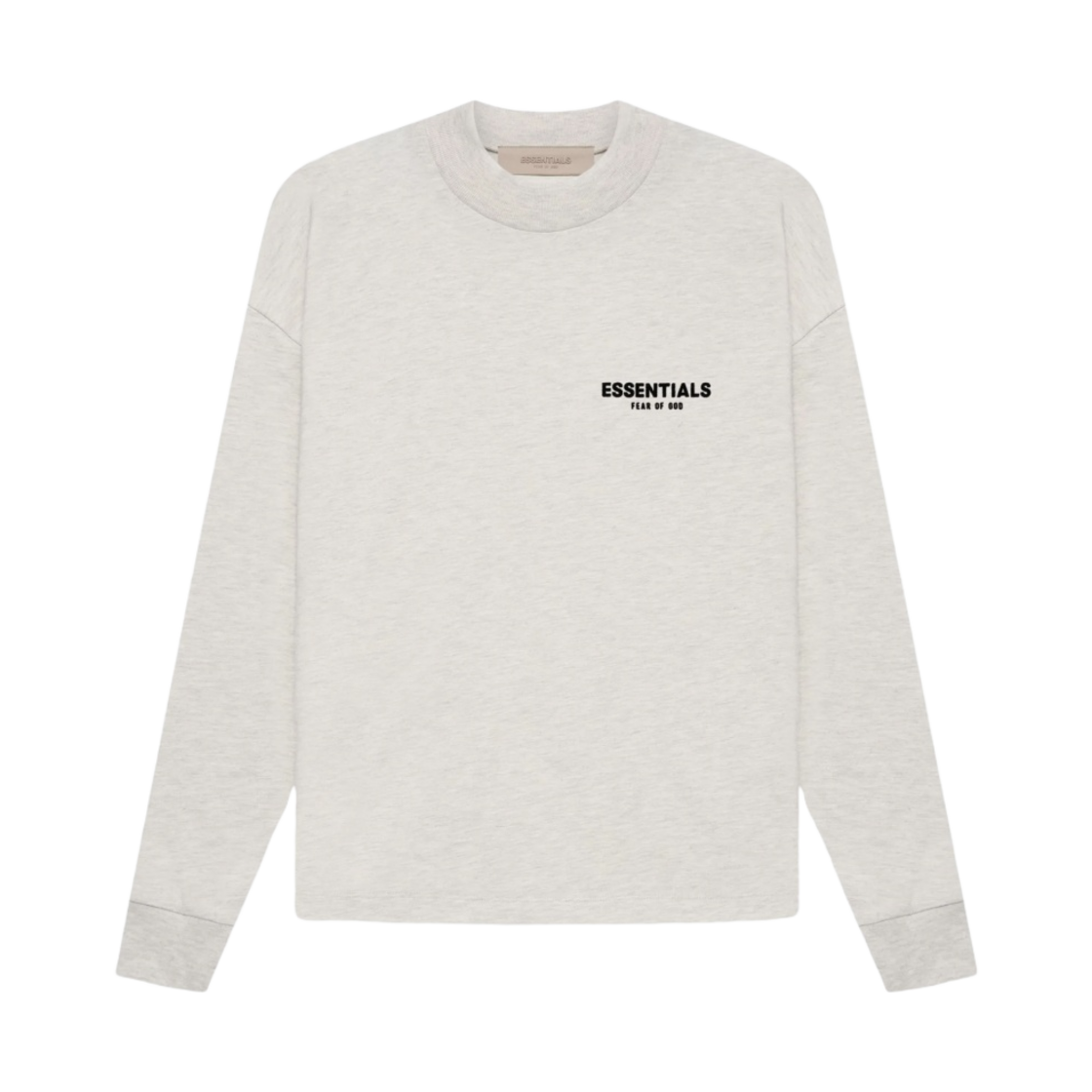 에센셜 더 코어 컬렉션 롱슬리브 티셔츠 라이트 오트밀(Essentials The Core Collection Long Sleeve T-Shirt Light Oatmeal)