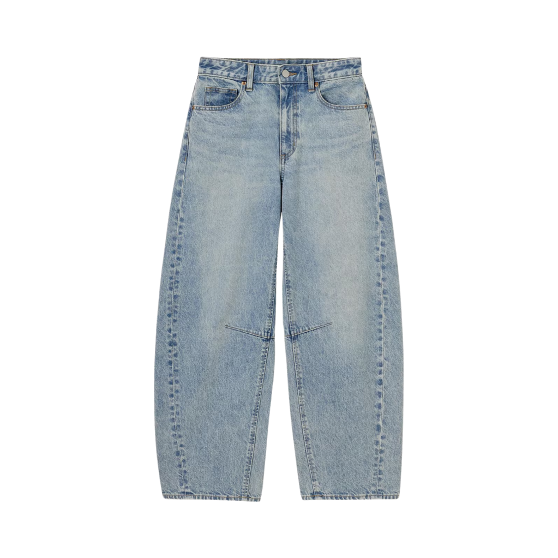 352152-63 (W) GU Barrel Leg Jean Blue - JP
