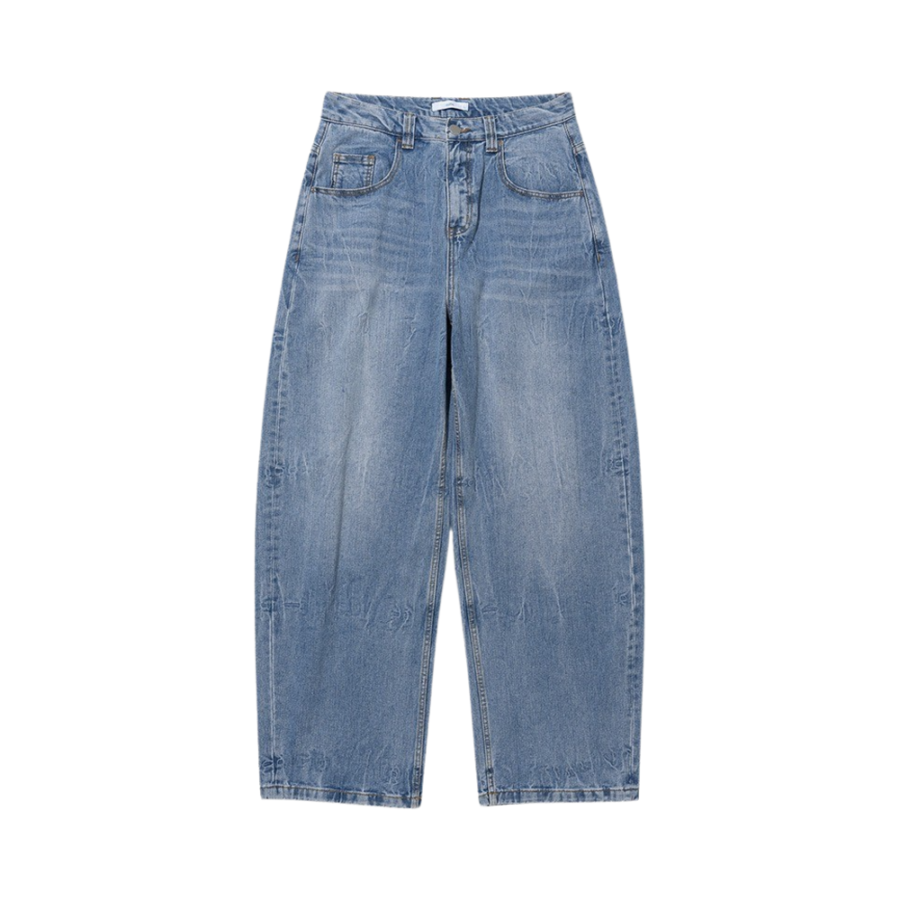 밀로 아카이브 리플렉트 커브드 팬츠 라이트 블루(Millo Archive Reflect Curved Pants Light Blue)