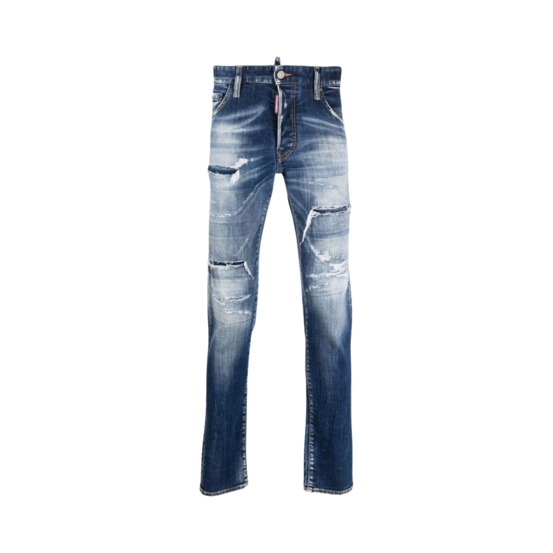 S74LB1266S30342470 Dsquared2 Medium Slash Wash Cool Guy Jeans Blue