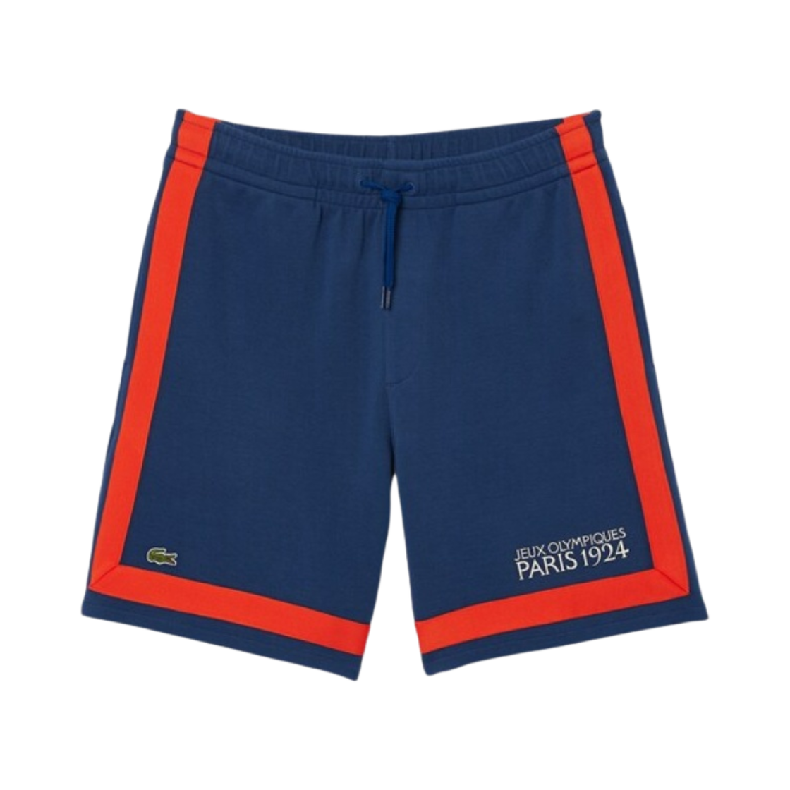 GH7928-00IPX Lacoste Olympic Heritage 1924 Paris Edition Sport Shorts Blue Orange