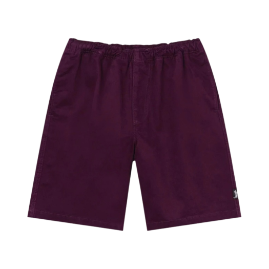 스투시 브러쉬드 비치 쇼츠 플럼 | Stussy | KREAM