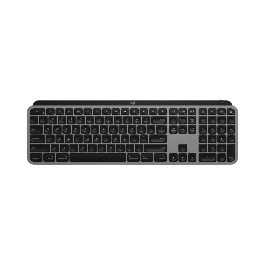로지텍 MX Keys 맥용 무선 키보드 그래파이트 (국내 정식 발매 제품)(Logitech MX Keys For Mac Wireless Keyboard Graphite (Korean Ver.)) - 1