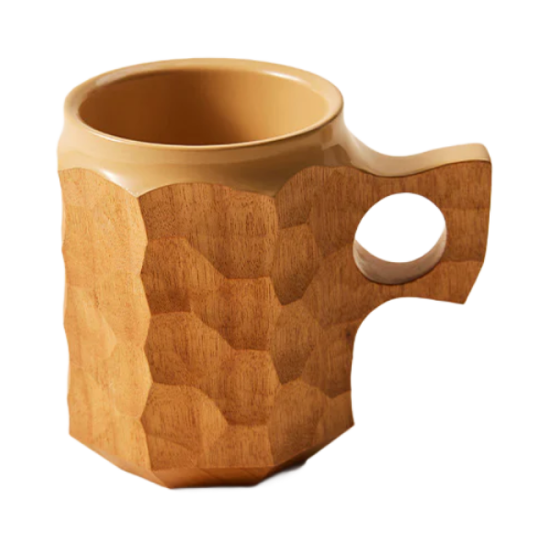 - Blue Bottle x Akihiro Woodworks Gin Cup Urushi Hybrid L Beige