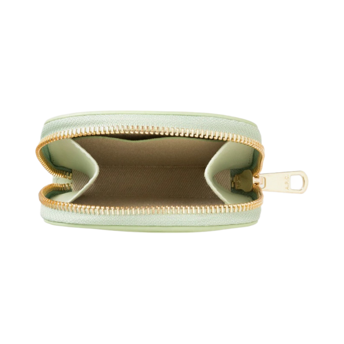 아페쎄 데미룬 미니 컴팩트 월렛 파스텔 그린(A.P.C. Demi-Lune Mini Compact Wallet Pastel Green) - 2