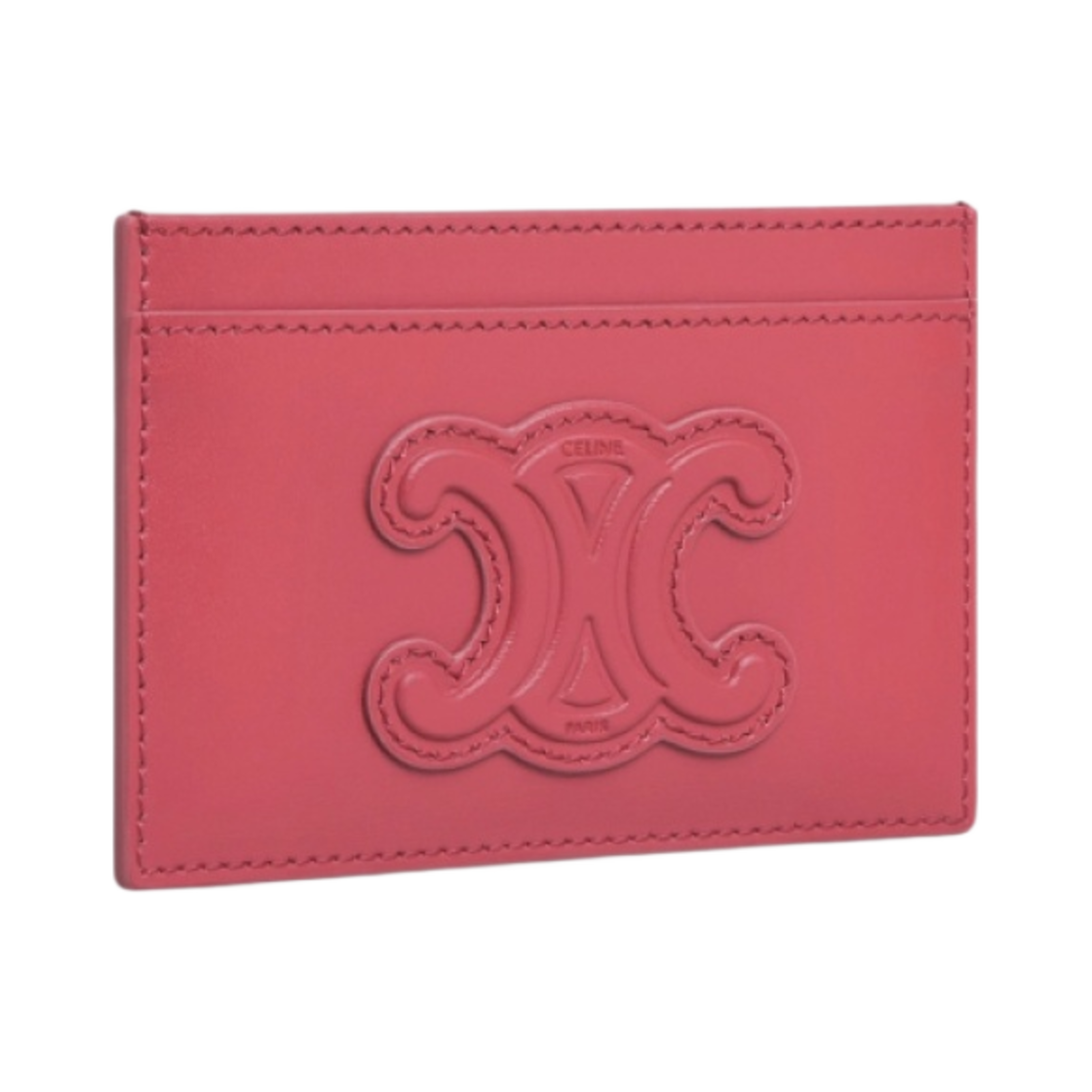 셀린느 샤이니 카프스킨 카드홀더 립스틱(Celine Card Holder in Shiny Calfskin Lipstick) - 2