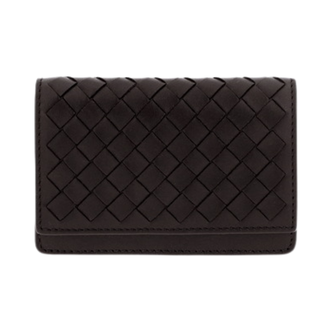 133945V3UN12145 Bottega Veneta Intrecciato Card Case Fondant