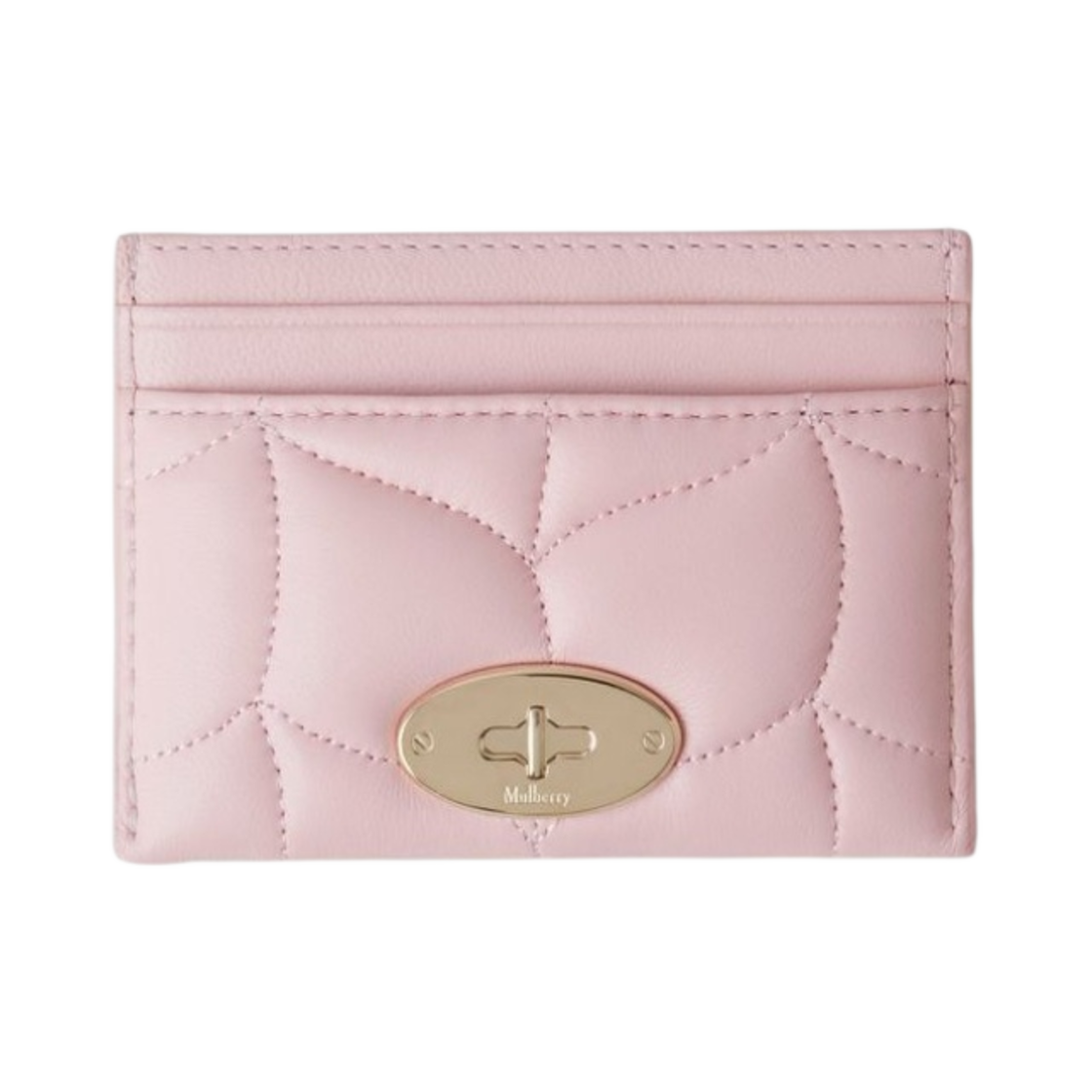 멀버리 필로우 나파 소프티 크레딧 카드 슬릿 파우더 로즈(Mulberry Pillow Nappa Softie Credit Card Slip Powder Rose) - 1