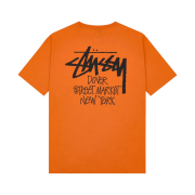 Stussy Stock DSM New York T-Shirt Coral 2023