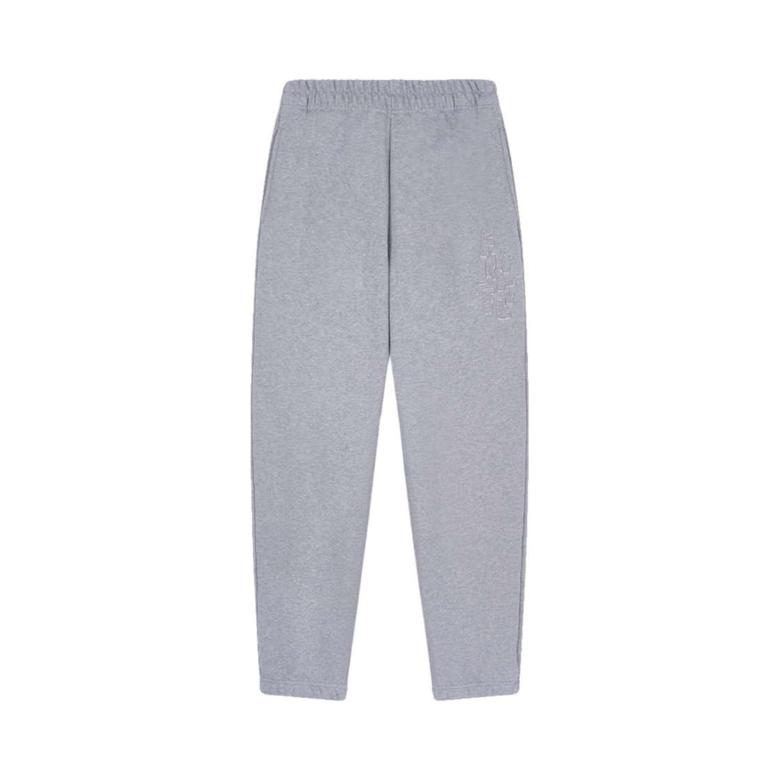 플랫웨이브 인 서울 소우루 패치워크 스웨트팬츠 그레이 멜란지(Flatwave in Seoul Soulu Patchwork Sweatpants Grey Melange)