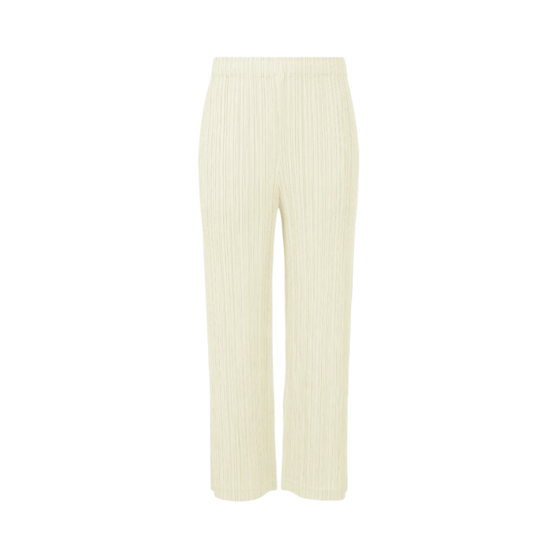 PP48-JF371-02 (W) Pleats Please Issey Miyake Thicker Bottoms 1 Off White