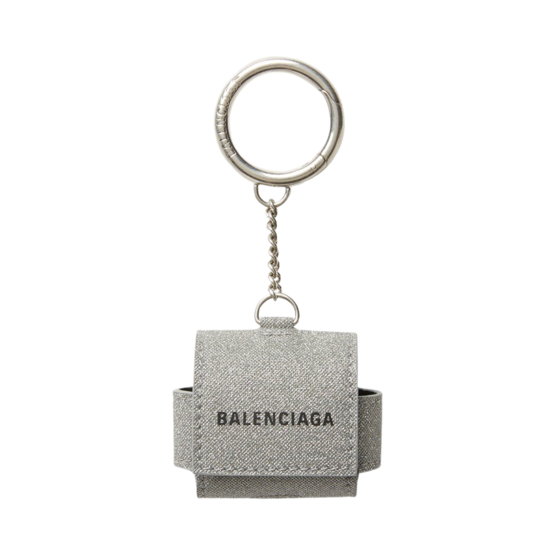 6556792102O1501 Balenciaga Cash Metallic AirPods Pro Case Silver