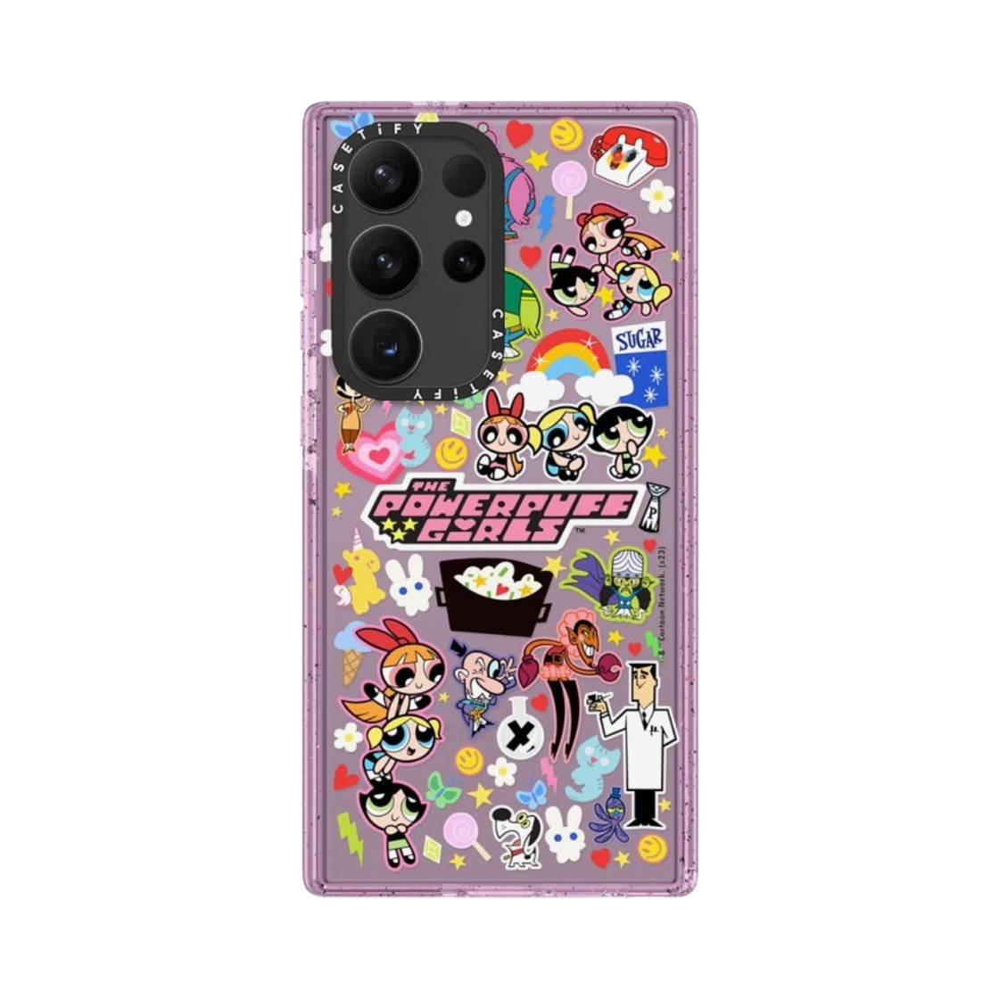 케이스티파이 x 파워퍼프걸 갤럭시 스티커마니아 임팩트 케이스 반투명 라일락(Casetify x The Powerpuff Girls Galaxy Stickermania Impact Case Sheer Lilac) - 2