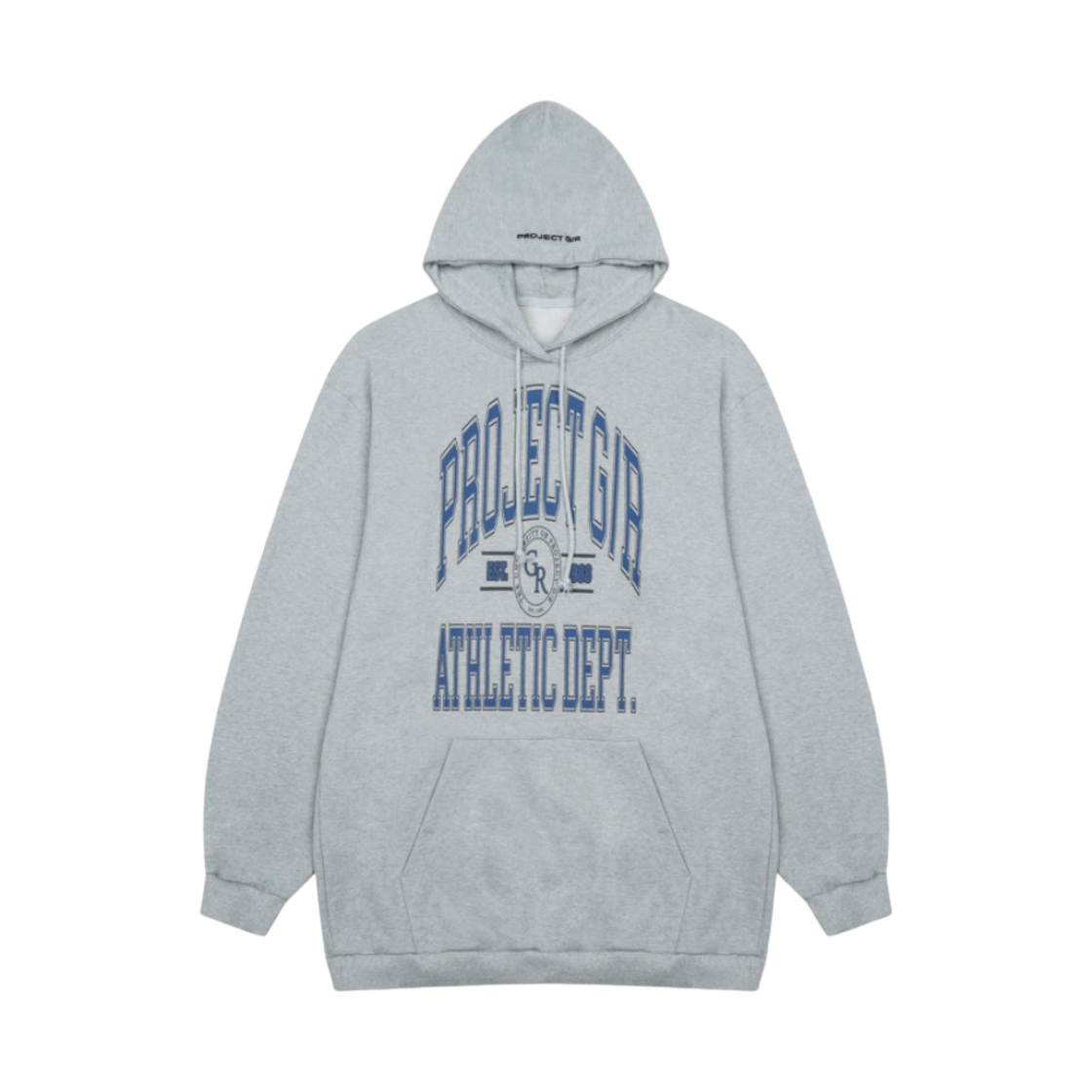 프로젝트 G/R 유니버시티 익스텐디드 후드 그레이(Project G/R University Extended Hoodie Grey)