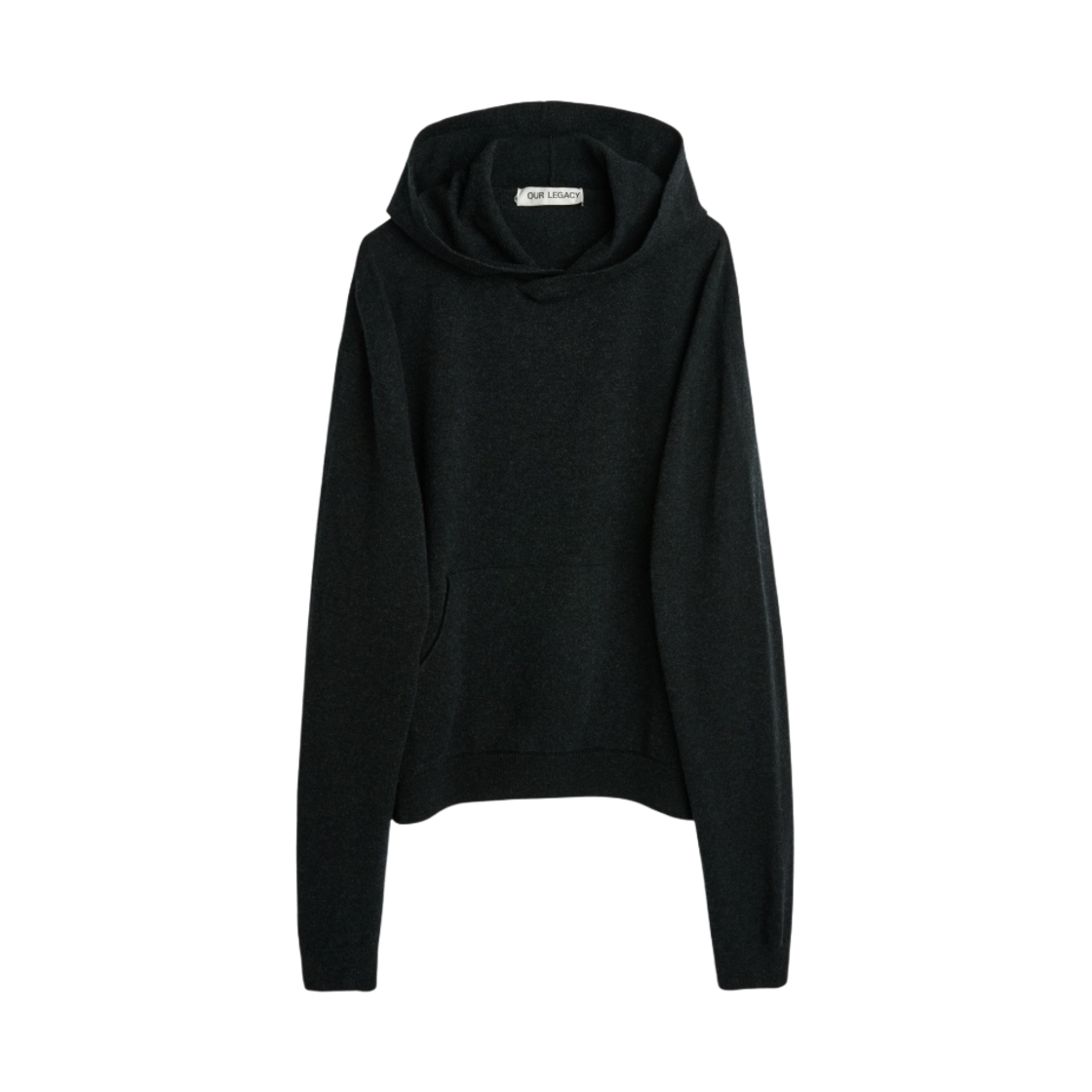 아워레가시 니트 후드 앤트러사이트 멜란지 울(Our Legacy Knitted Hood Anthracite Melange Wool) - 1