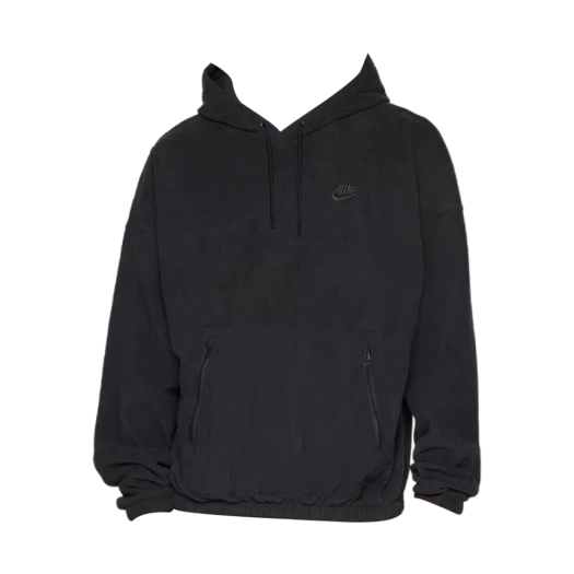 Nike Club Polar Fleece Pullover Hoodie Black - Asia