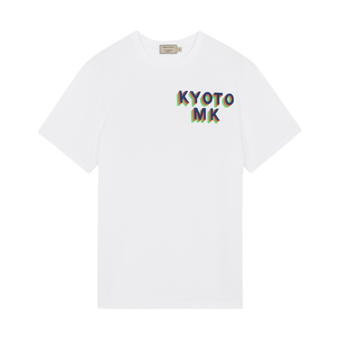 메종 키츠네 교토 벤 클레베이 클래식 티셔츠 화이트(Maison Kitsune Kyoto Ben Klevay Classic T-Shirt White) - 2