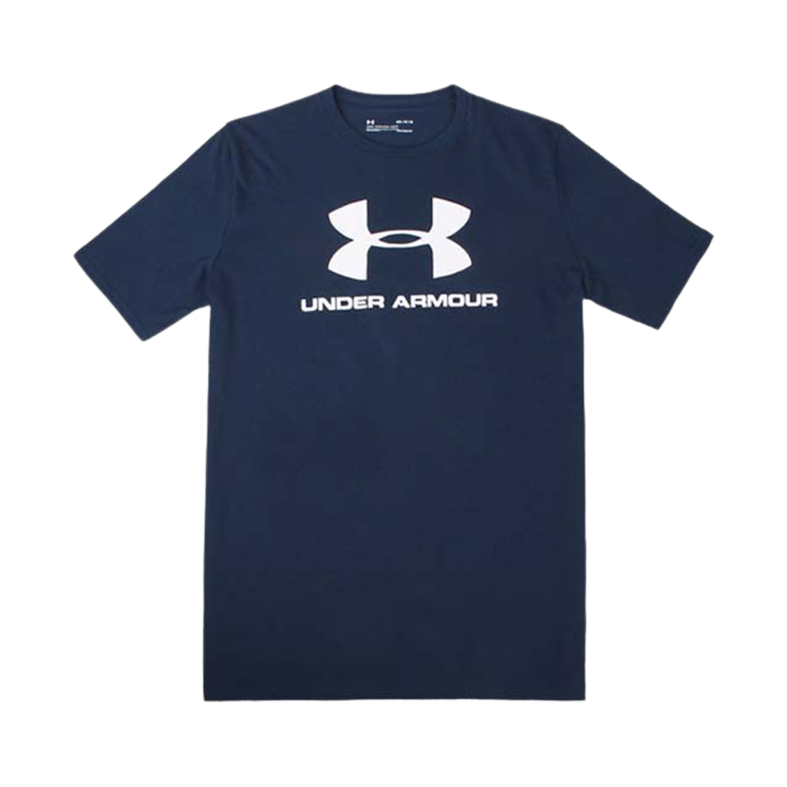 1329590-408 Under Armour Sportstyle Logo Short Sleeve Academy White