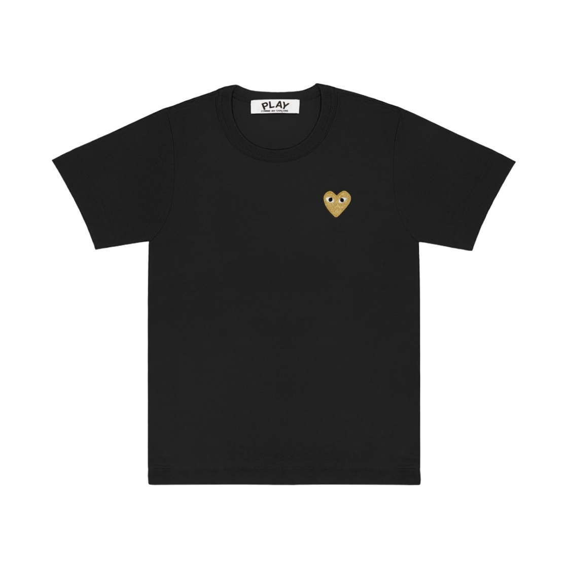 AX-T216-051-1 Play Comme des Garcons Gold Heart T-Shirt Black