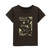 Vacant Archive Evan Artwork T-Shirt Brown