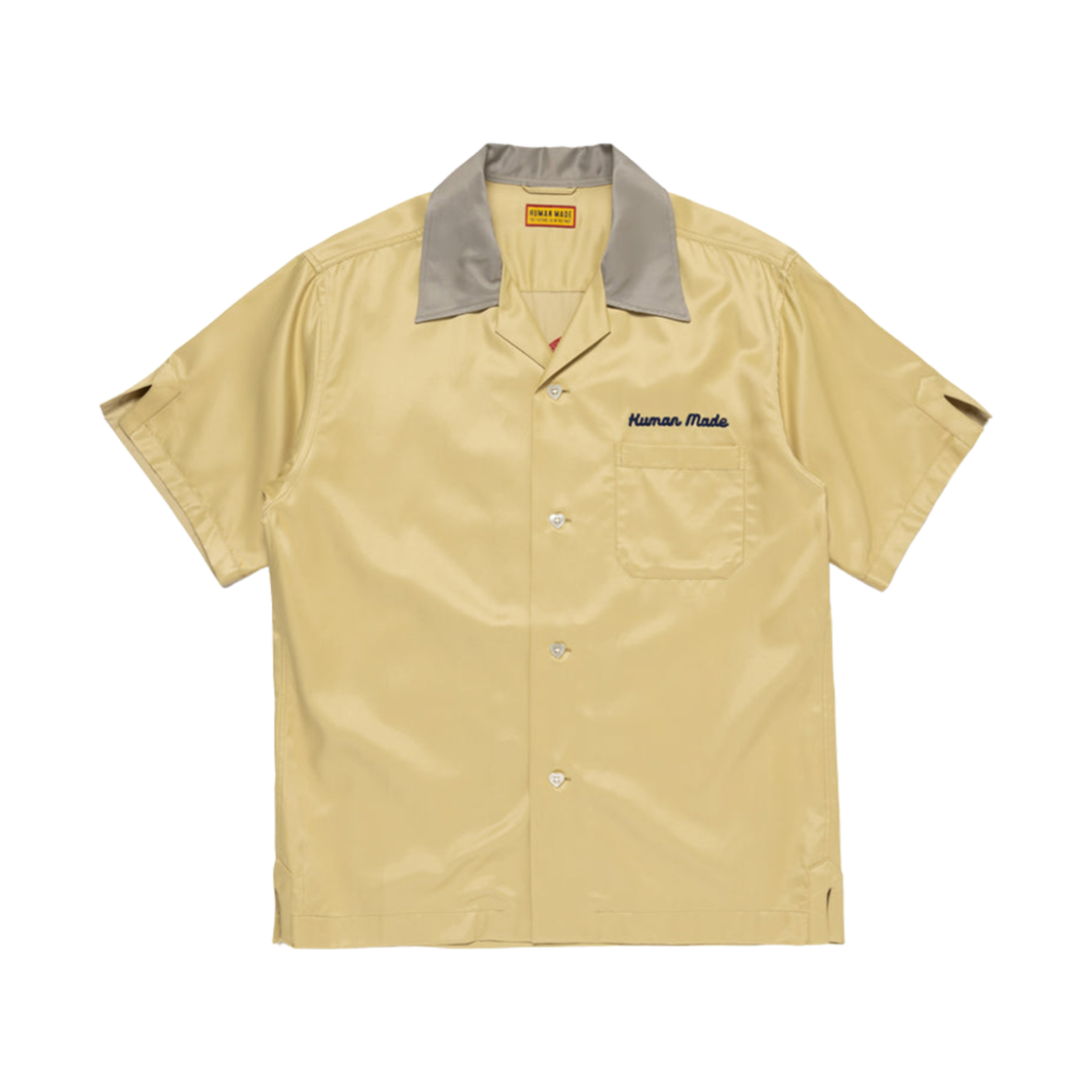 HM29SH021 Human Made Bowling S/S Shirt Yellow