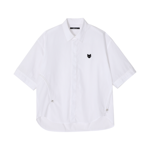 SH3SH801WH Songzio Zzero Deviant Half Shirt White