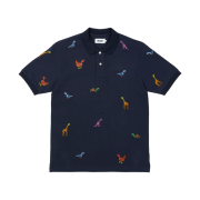 Palace Animals Polo Navy - 22SS