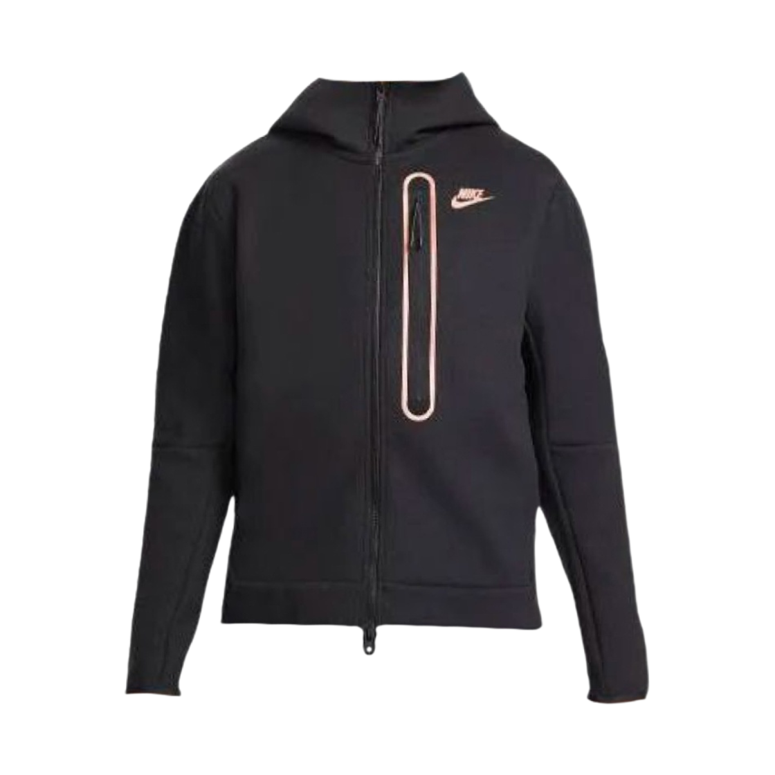 나이키 테크 플리스 브러쉬드 풀 집 후드 블랙 - 아시아(Nike NSW Tech Fleece Brushed Full Zip Hoodie Black - Asia)