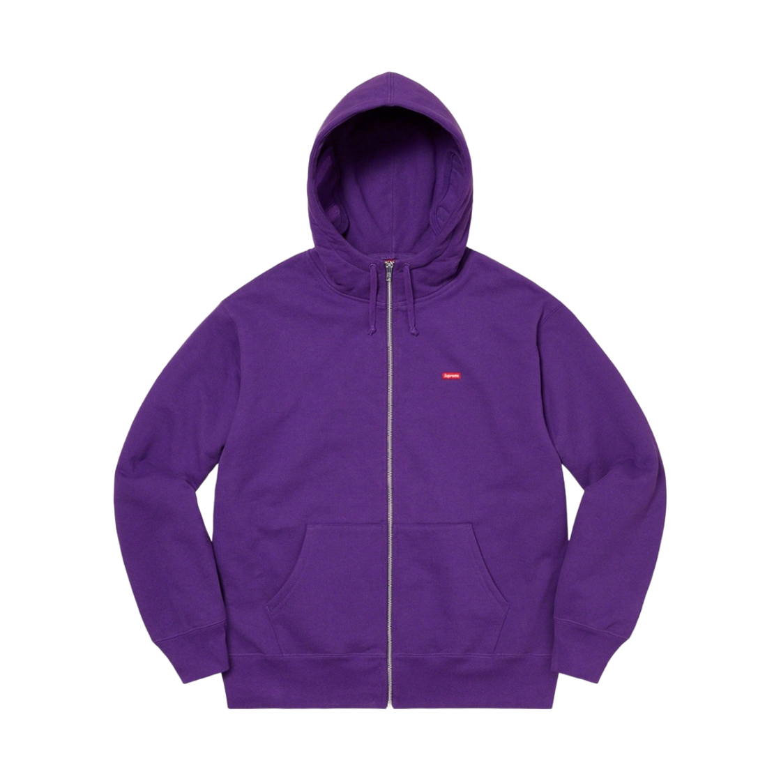 슈프림 스몰 박스 페이스마스크 집업 후드 스웨트셔츠 퍼플 - 20FW(Supreme Small Box Facemask Zip Up Hooded Sweatshirt Purple - 20FW) - 2