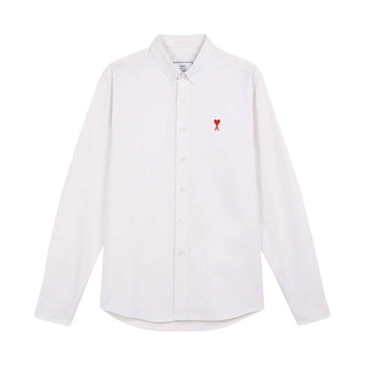 AMI de Coeur Oxford Shirt Off White