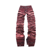 Surgery Yoonseul Long Length Double Jeans Flame